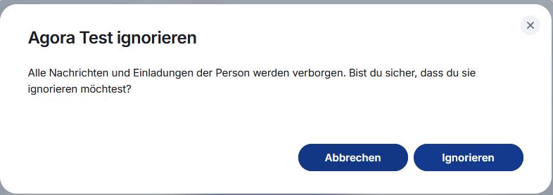 Ignorieren bestätigen