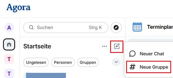 Neuen Raum erstellen